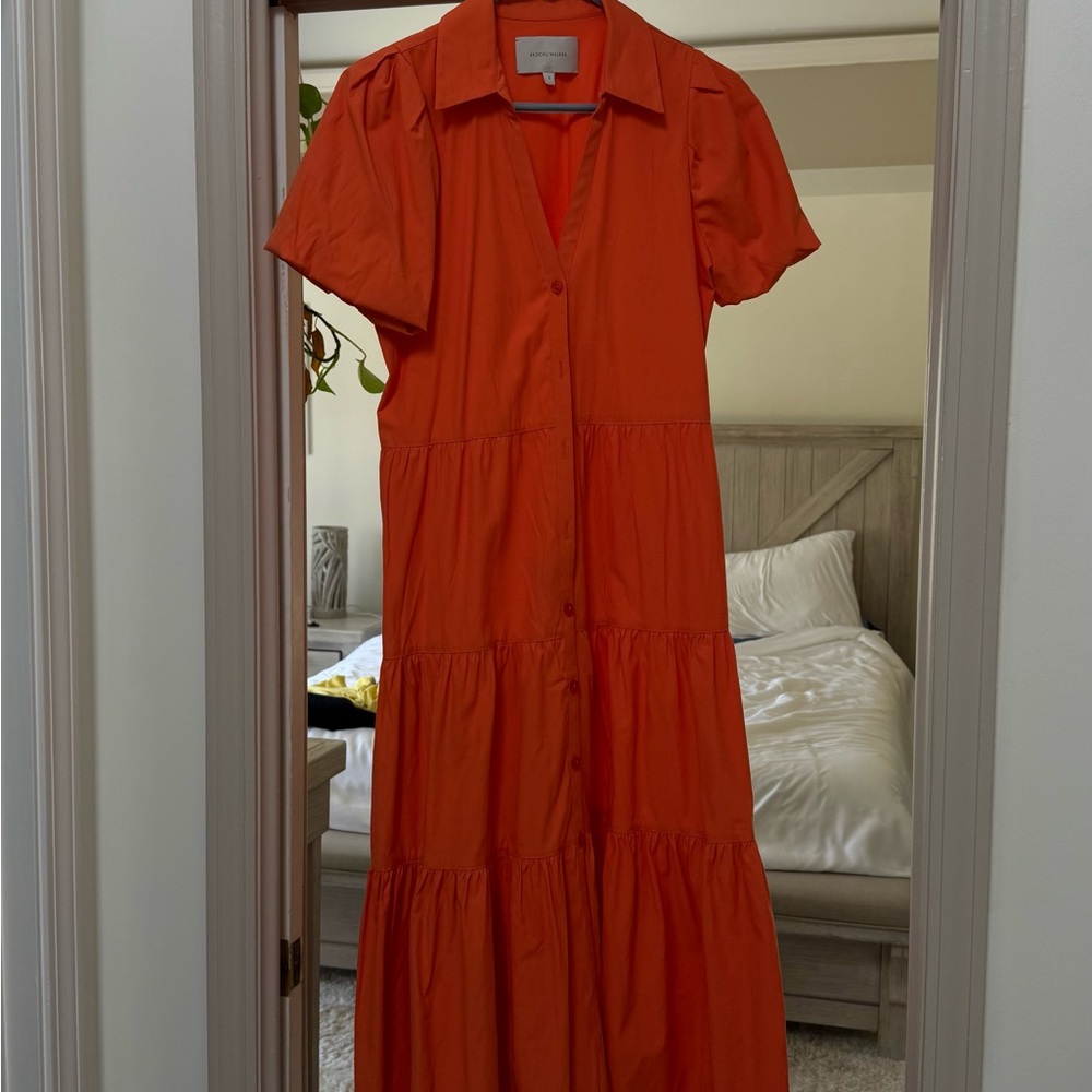 Brochu Walker Vibrant Orange Maxi Dress - Picture 3 of 3